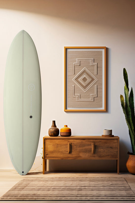 Decoration Surfboard - Beaver - Pastel Beige
