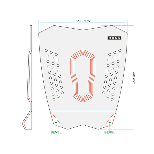 Traction - 1 Piece Pad De Surf Enfant