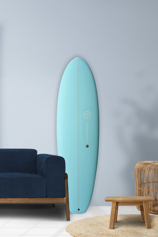 Decoration Surfboard - Quokka - Pastel Teal