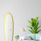 Decoration Surfboard - Spectre - White Deck Yellow