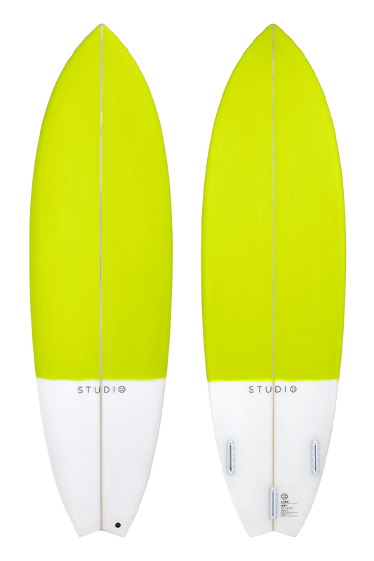 Decoration Surfboard - Lens - 6-3 Anise/ White