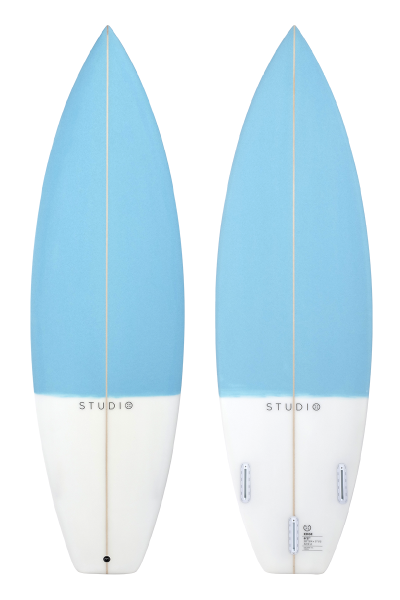 2nd Grade Surfboard - Edge - 6-0 Lite Blue/ White
