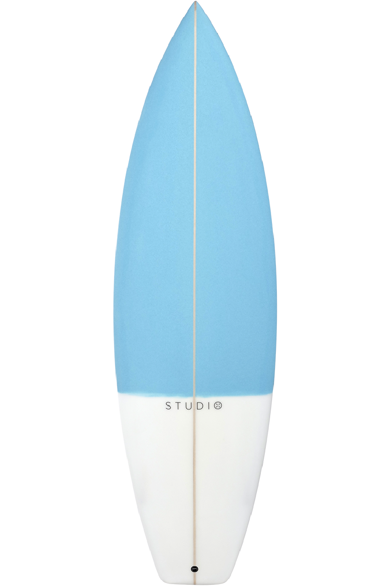 2nd Grade Surfboard - Edge - 6-0 Lite Blue/ White