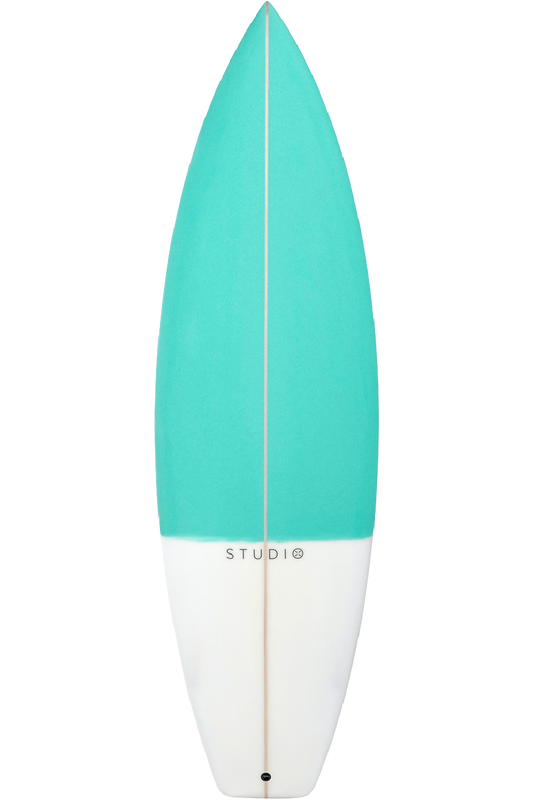 2nd Grade Surfboard - Edge 6-4 Teal/White