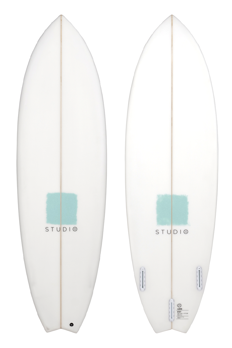 2nd Grade Surfboard - Lens 6-0 White/Teal