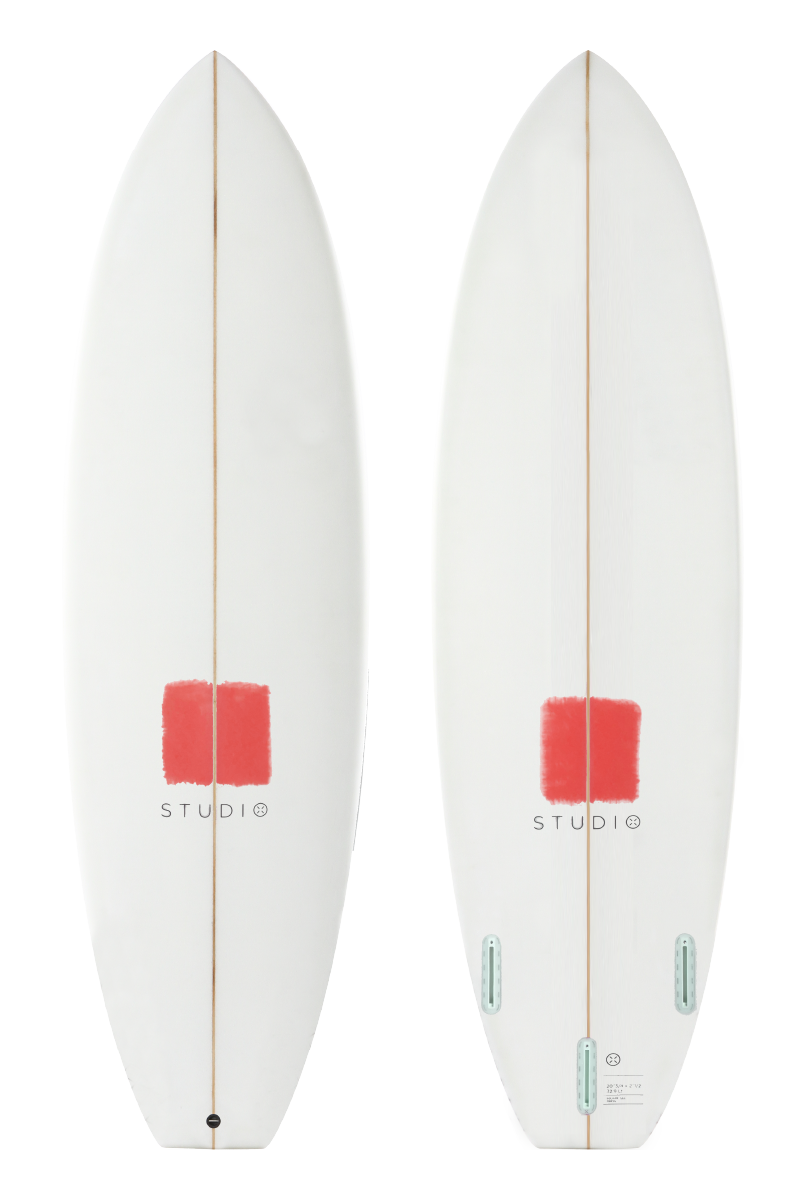 2nd Grade Surfboard - Zoom - 4-10 White/Red Kid