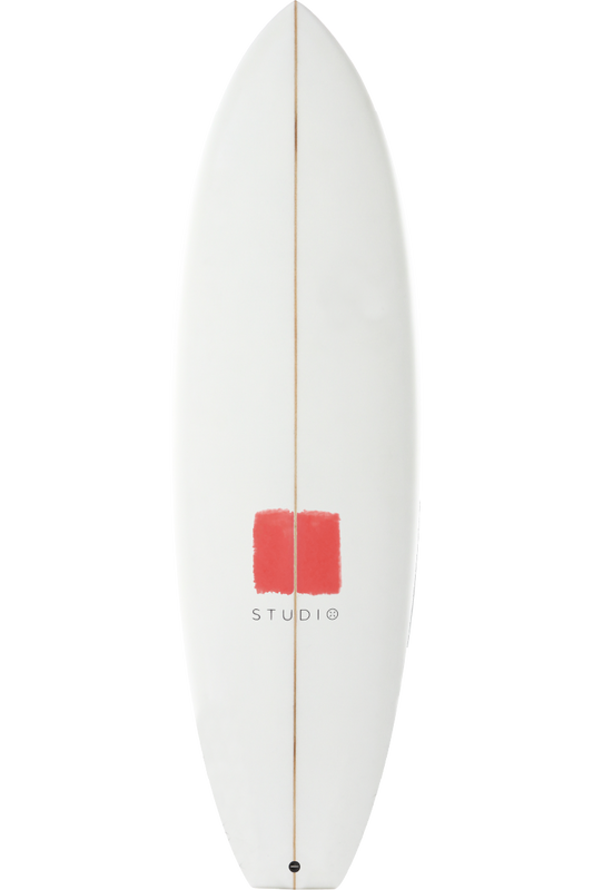 2nd Grade Surfboard - Zoom - 4-10 White/Red Kid