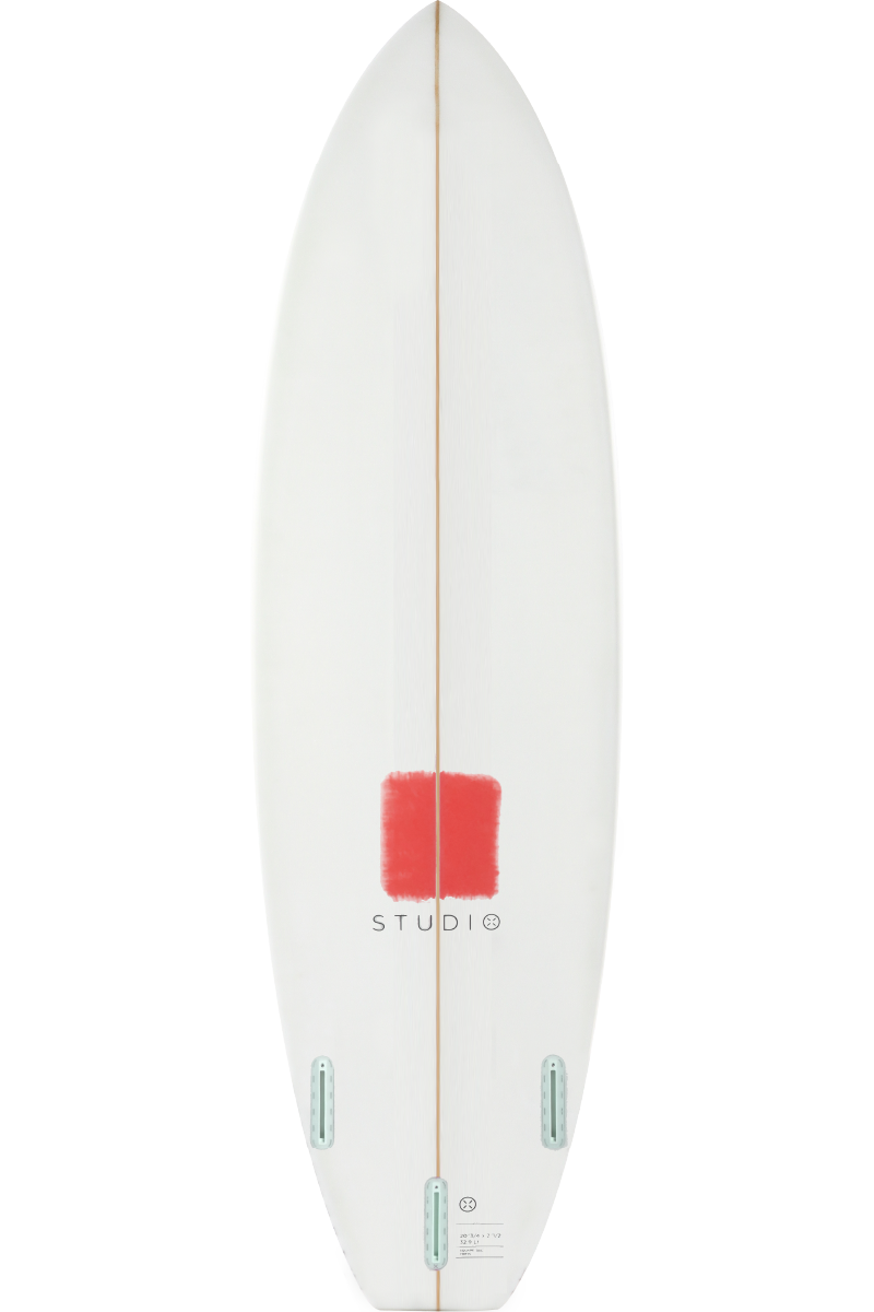 2nd Grade Surfboard - Zoom - 4-10 White/Red Kid