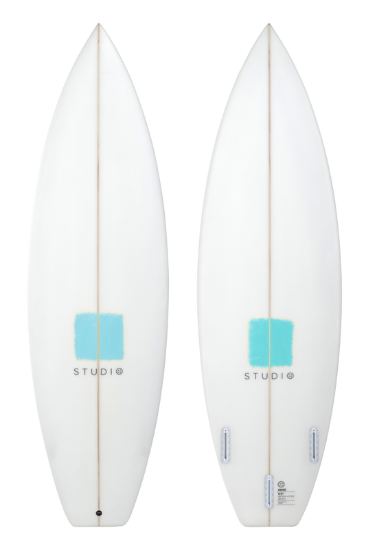 Surfbrett der 2. Klasse – <tc>Edge</tc> – 6-4 – Weiß/LiteBlue