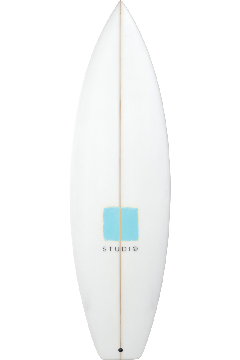 Decoration Surfboard - Edge - 6-4 - White/LiteBlue