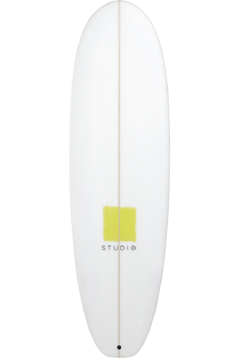 2nd Grade Surfboard - Focal 6-4 White/Anise