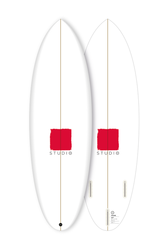 Surfbrett der 2. Klasse – <tc>Frame</tc> – 5–8 Weiß/Rot