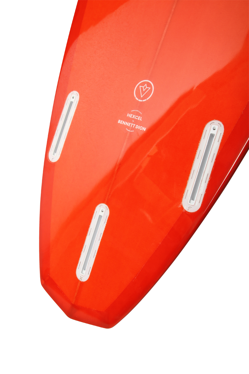 VENON Surfboards - Compass - Funboard - Double Layer  Red - Diamond Tail