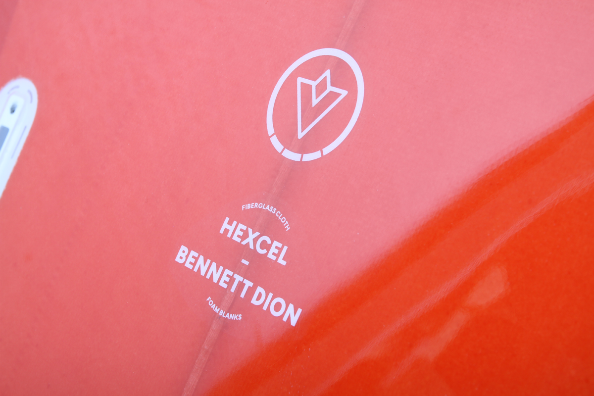 VENON Surfboards - Compass - Funboard - Double Layer Red - Diamond Tail