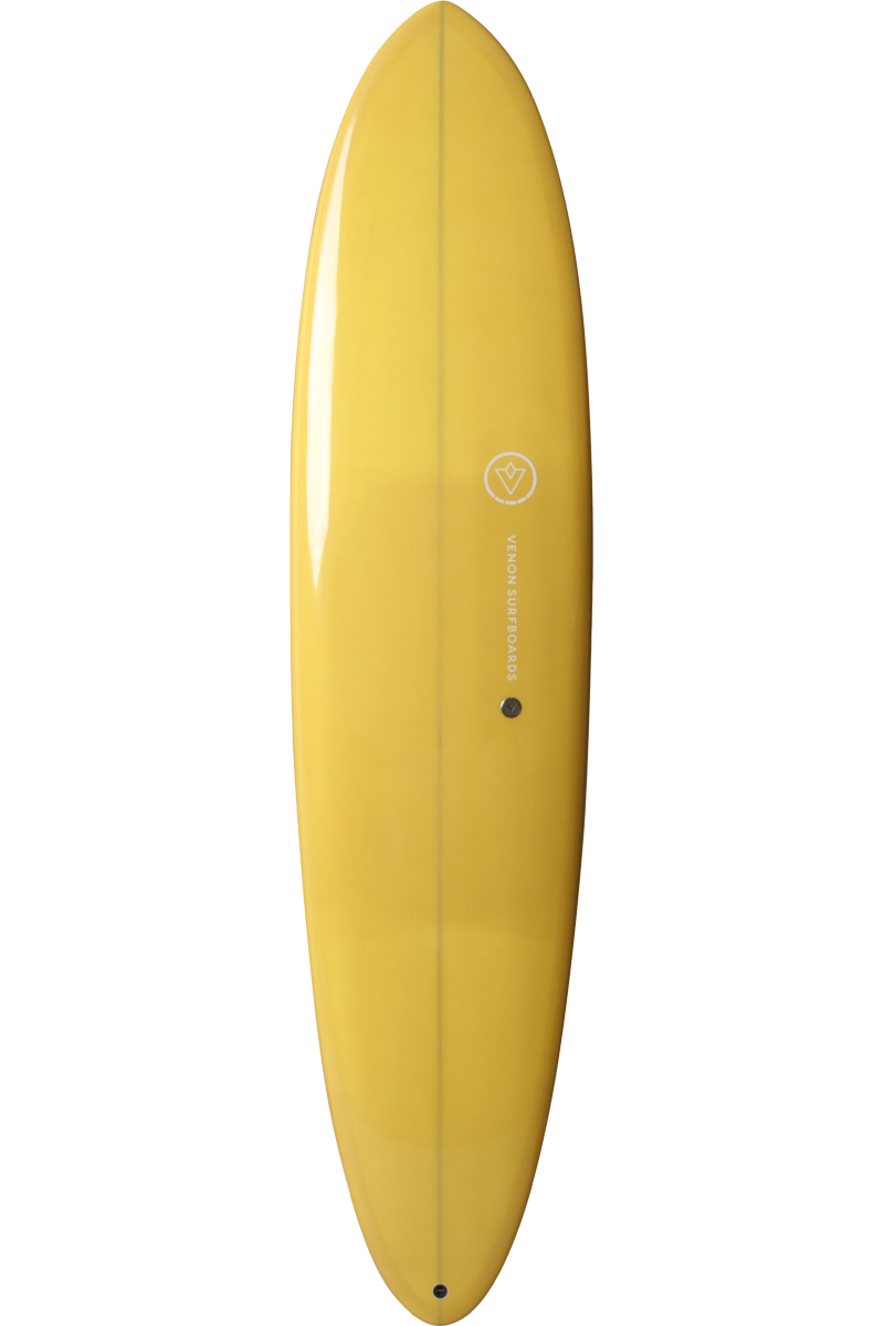 VENON Surfboards - Egg - Mid Length 2+1 - Double Layer Marigold - Round Pin Tail