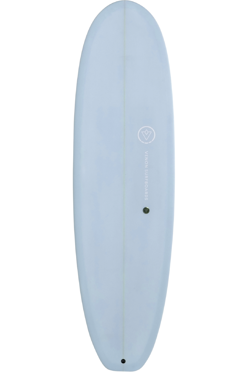 VENON Surfboards - Evo - Hybrid 2 + 1 Fins - Pastel Blue - Squash Tail