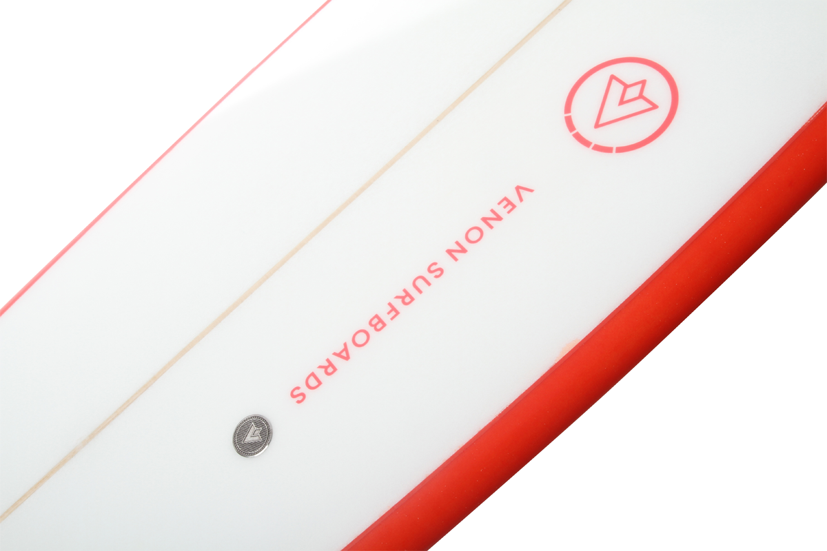 VENON Surfboards - Gopher - Hybrid Pintail - White Deck Corail - Pin Tail