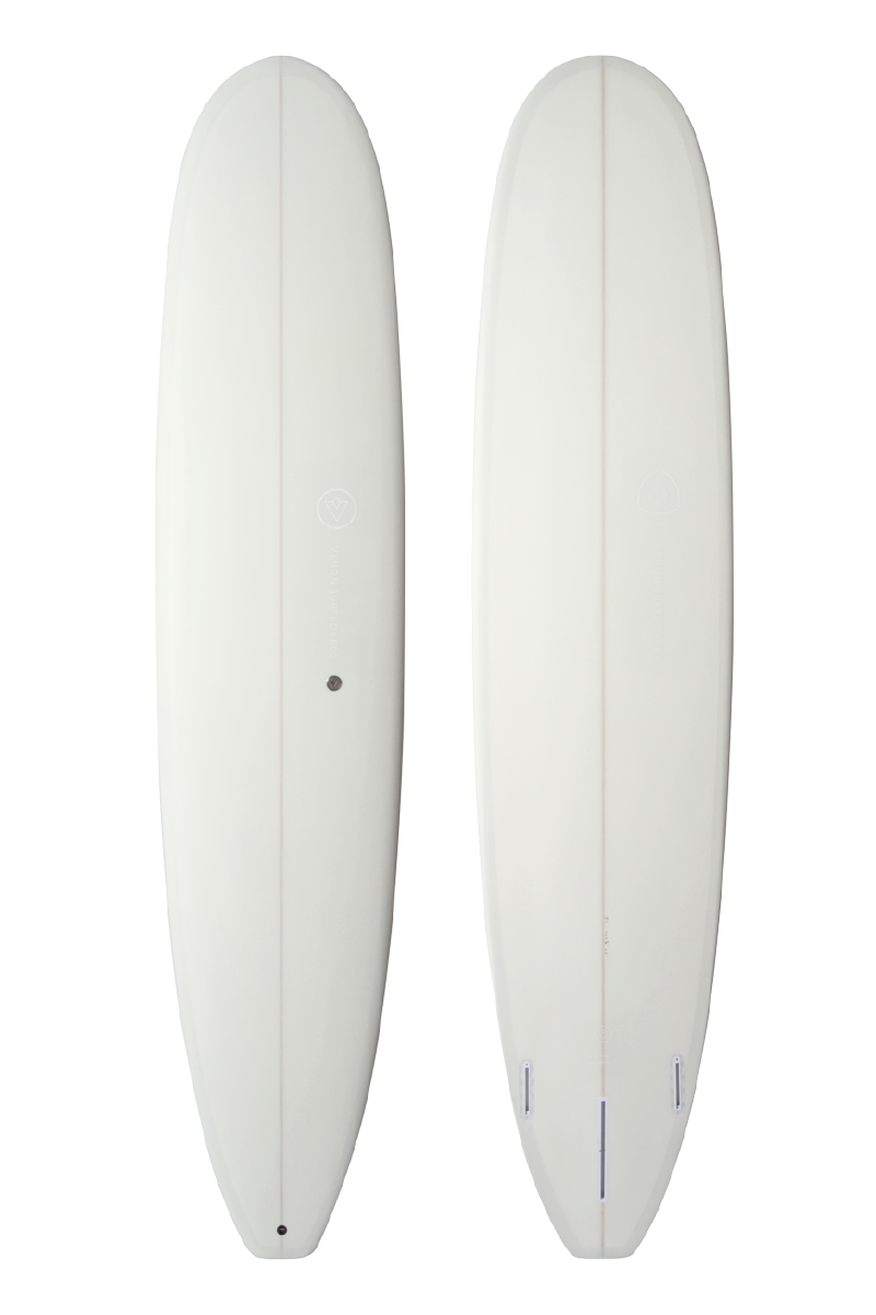 VENON Surfboards - Longsoul - Longboard Polyvalent - Pastel Grey - Squash Tail