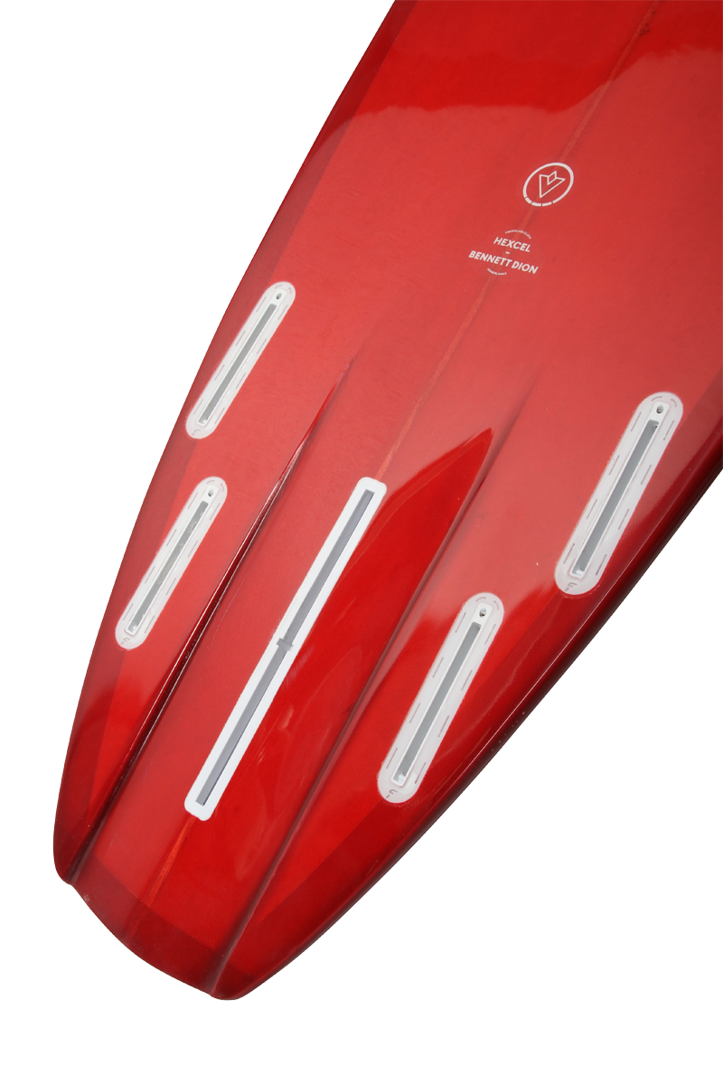 VENON Surfboards - Quokka - Hybrid 5Fins - Double Layer Wine - Squash Tail