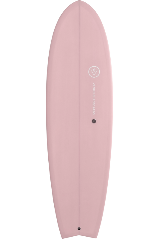 VENON Surfboards - Spectre - Hybrid Fish - Pastel Powderpink - Swallow Tail
