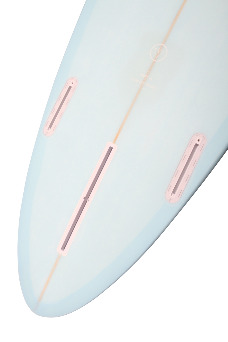 Decoration Surfboard - Volute - Pastel Teal