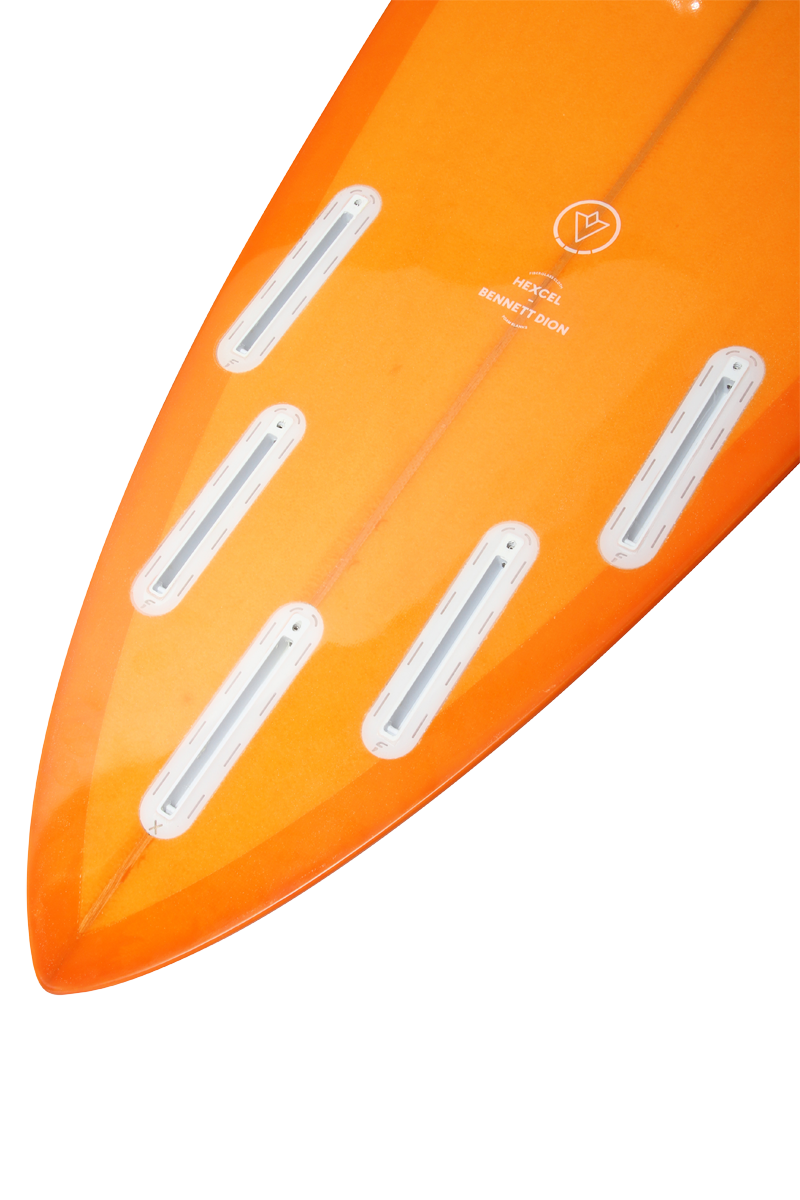 Decoration Surfboard - Weapon - Double Layer Orange