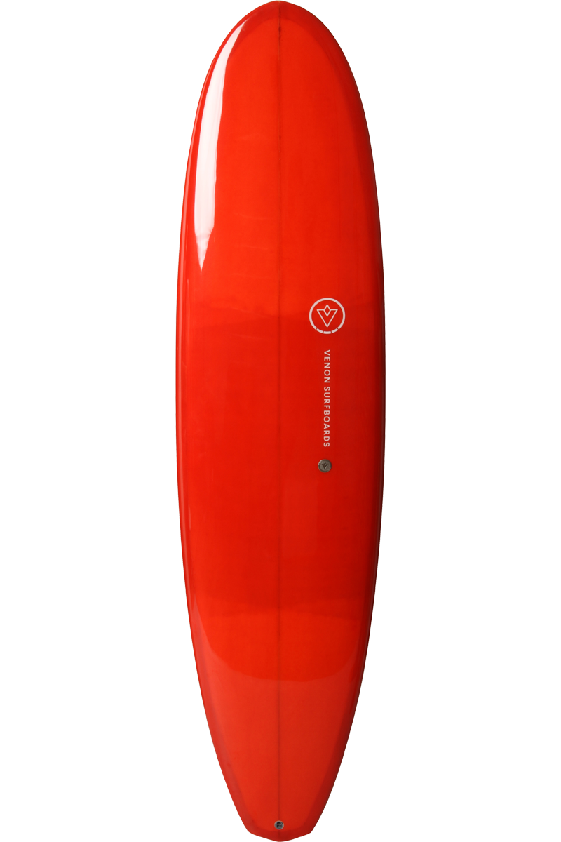 VENON Surfboards - Compass - Funboard - Double Layer  Red - Diamond Tail