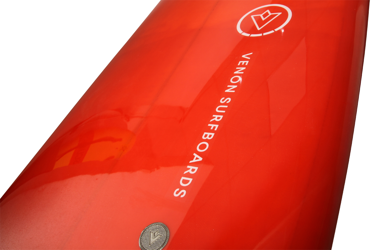 VENON Surfboards - Compass - Funboard - Double Layer  Red - Diamond Tail