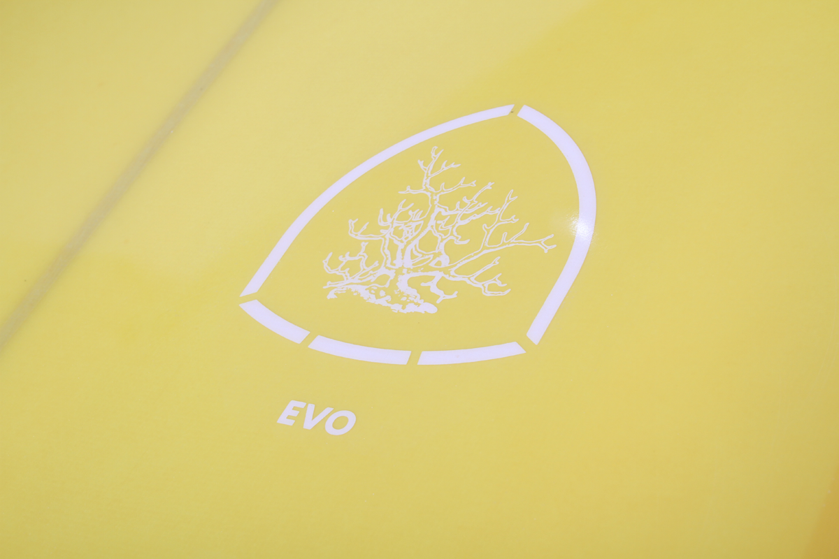 VENON Surfboards - Evo - Hydride 2+1 Fins - Double Layer Marigold - Squash Tail