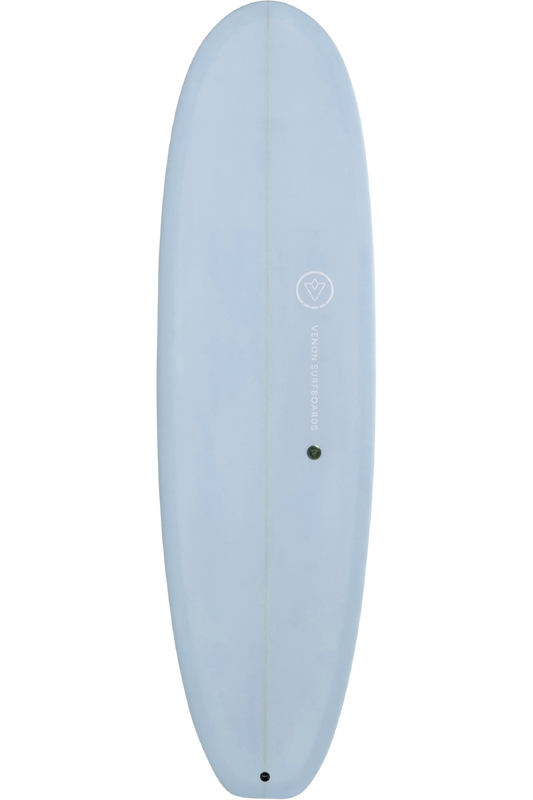 VENON Surfboards - Evo - Hybrid 2 + 1 Fins - Pastel Blue - Squash Tail