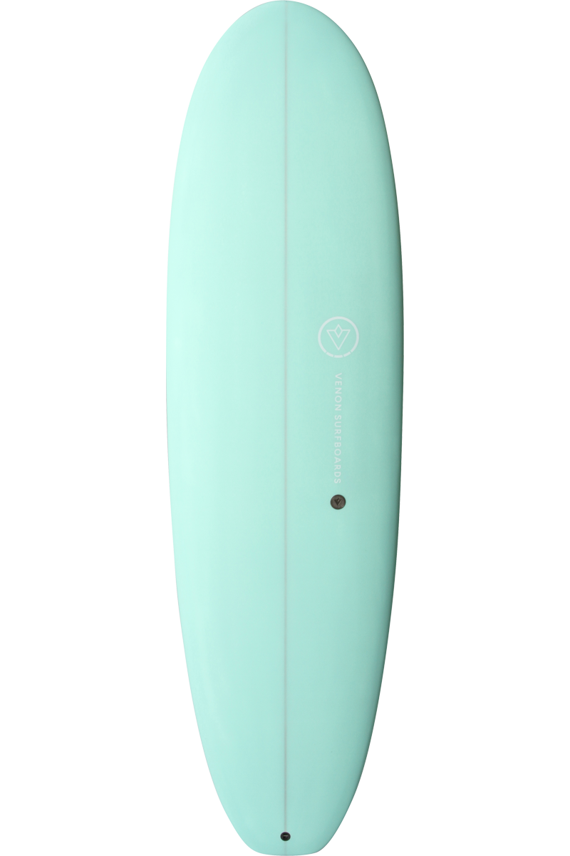 VENON Surfboards - Evo - Hybrid 2+1 Fins - Pastel Green - Squash Tail