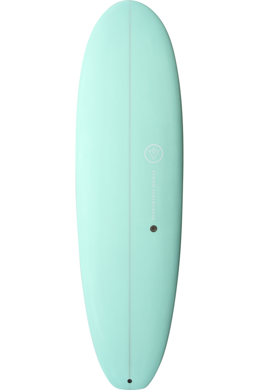 VENON Surfboards - Evo - Hybrid 2+1 Fins - Pastel Green - Squash Tail