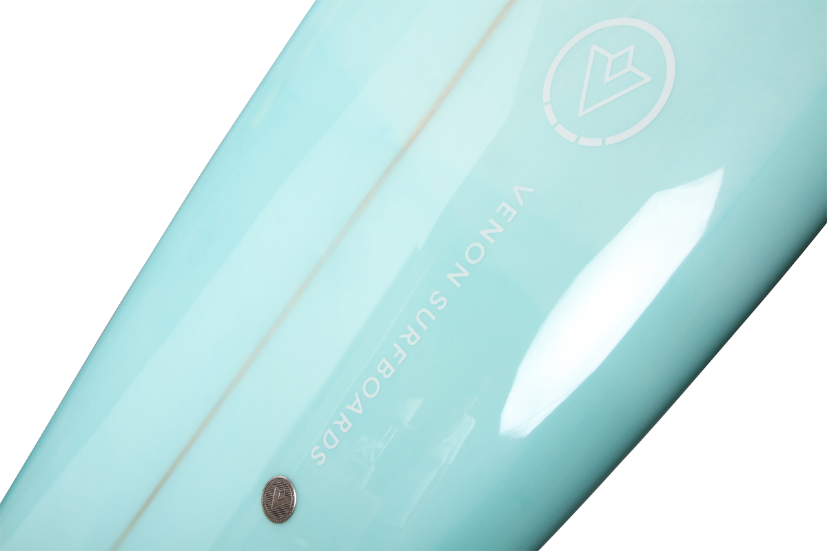 VENON Surfboards - Gopher - Hybrid Pintail - Double Layer Teal - Pin Tail