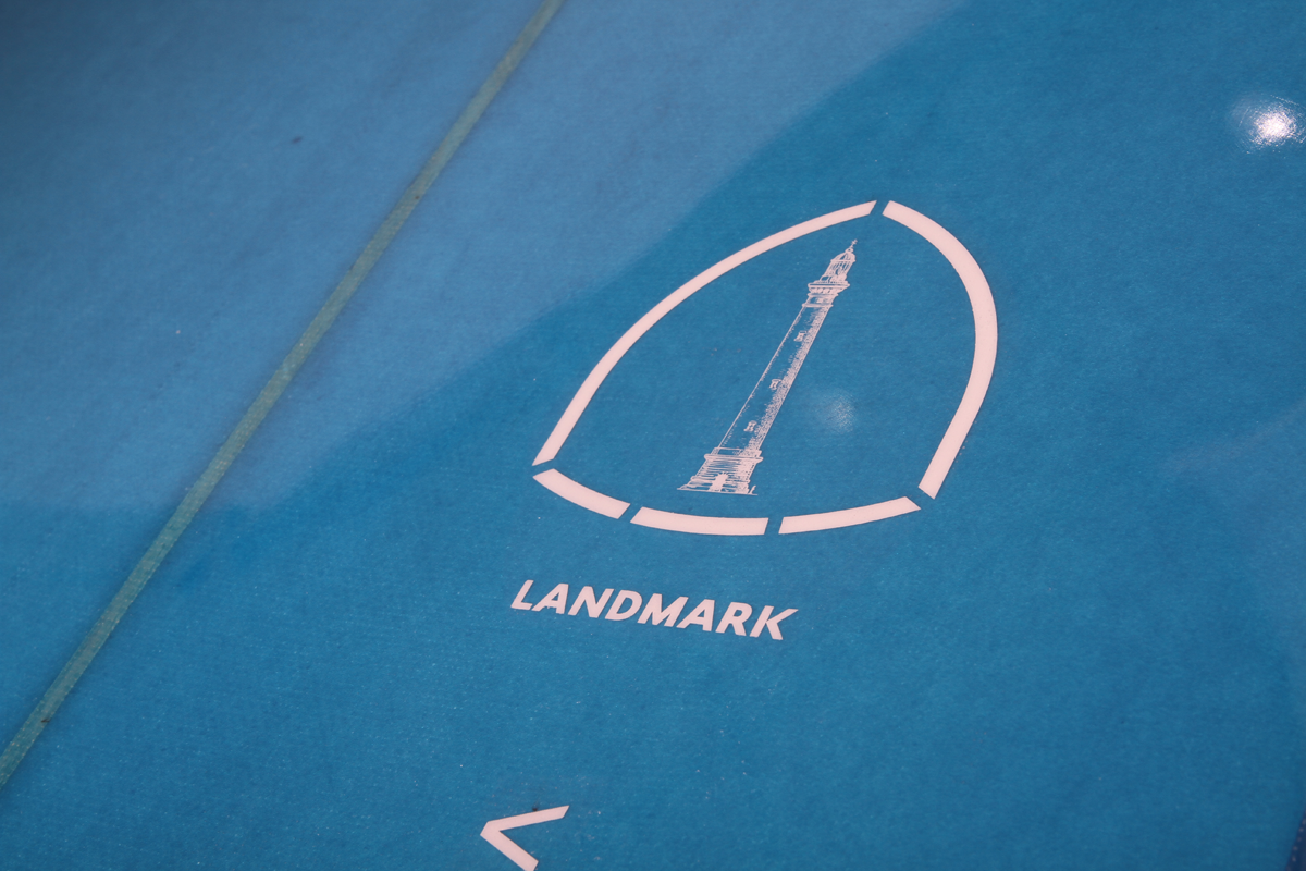 <tc>Landmark - Longboard Noserider - Double Layer Dark Blue</tc>