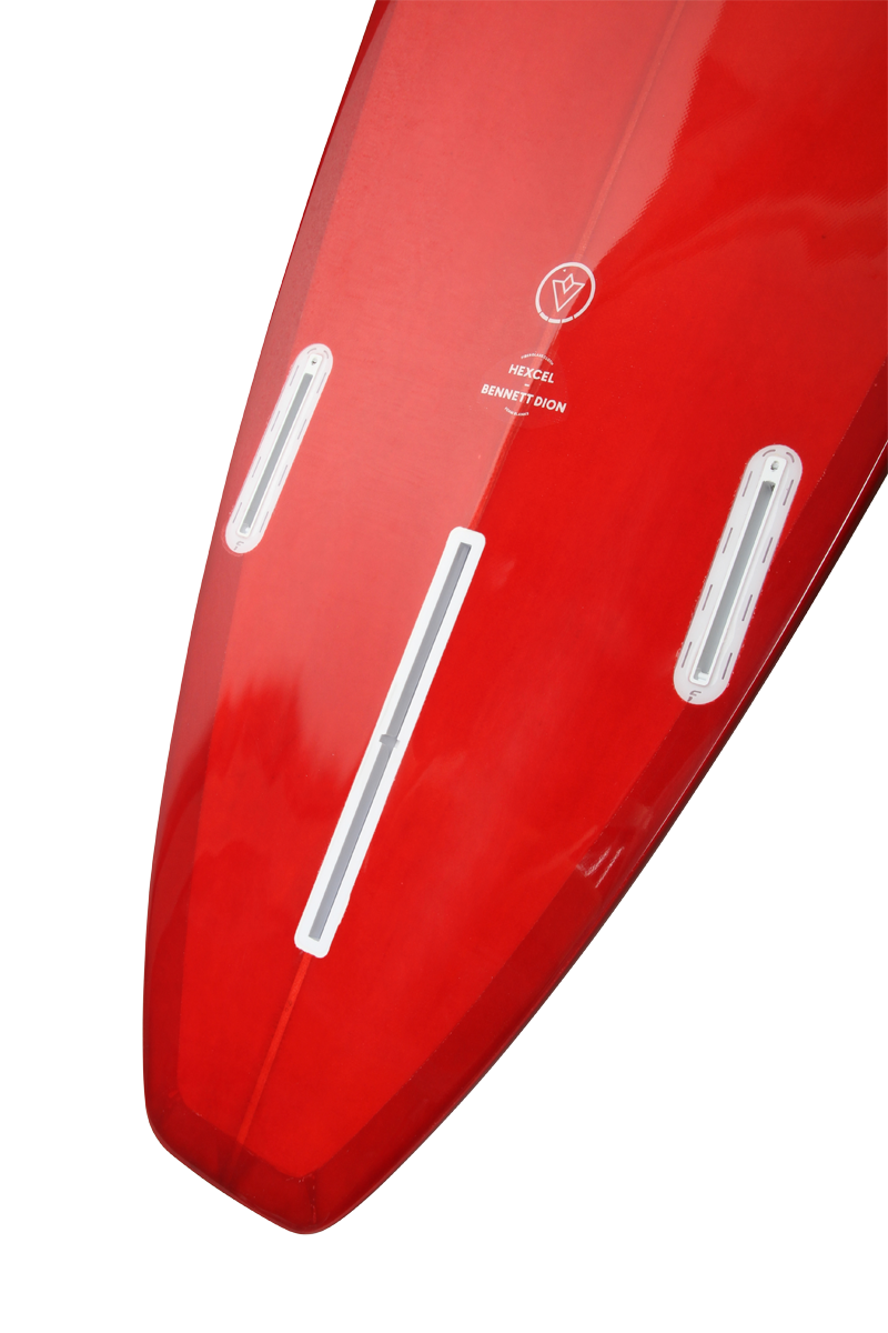 VENON Surfboards - Longsoul - Longboard Polyvalent - Double Layer Wine - Squash Tail