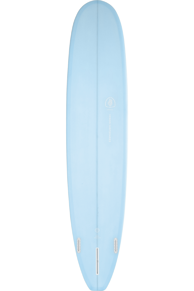 VENON Surfboards - Longsoul - Longboard Polyvalent - Pastel Blue - Squash Tail