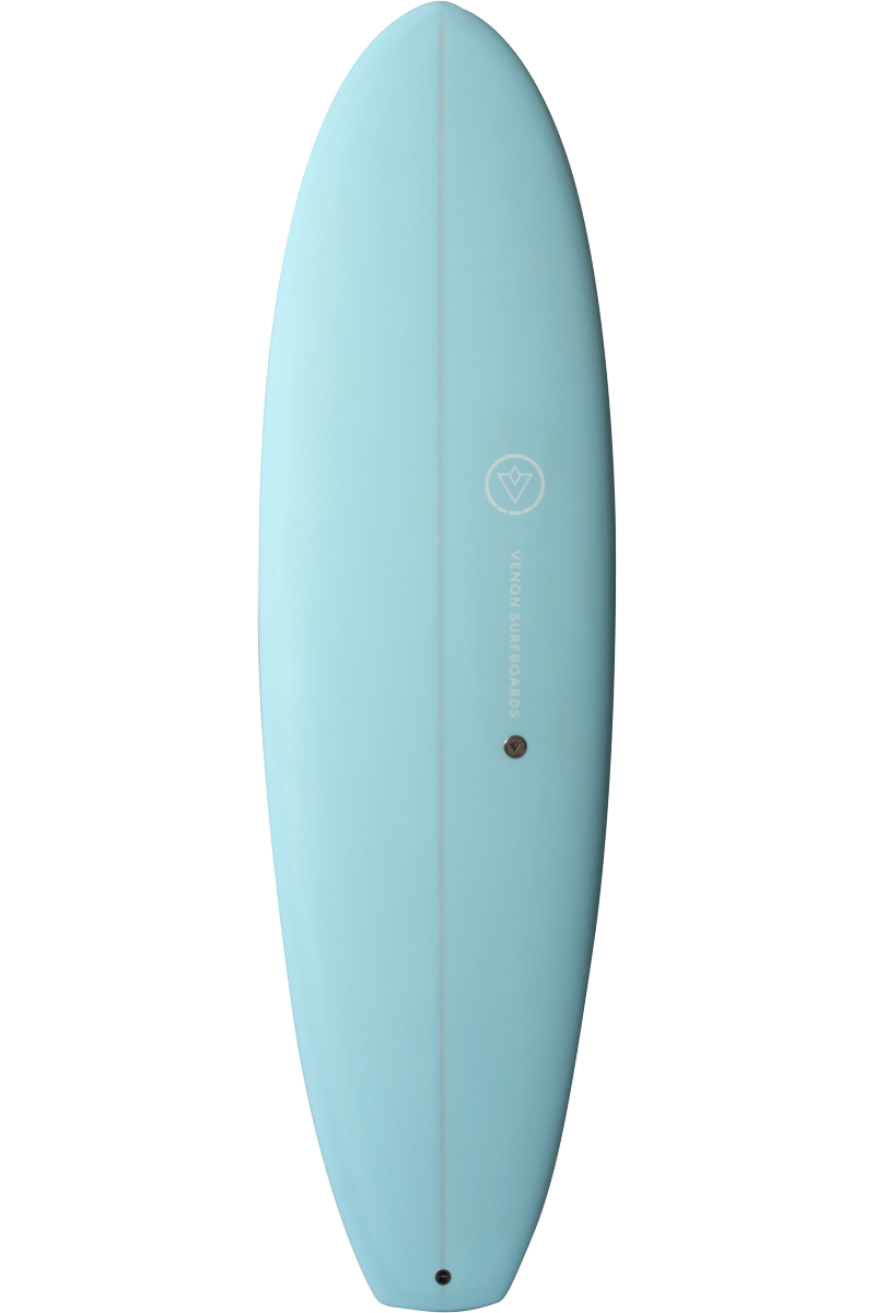 VENON Surfboards - Quokka - Hybrid 5Fins - Pastel Teal - Squash Tail