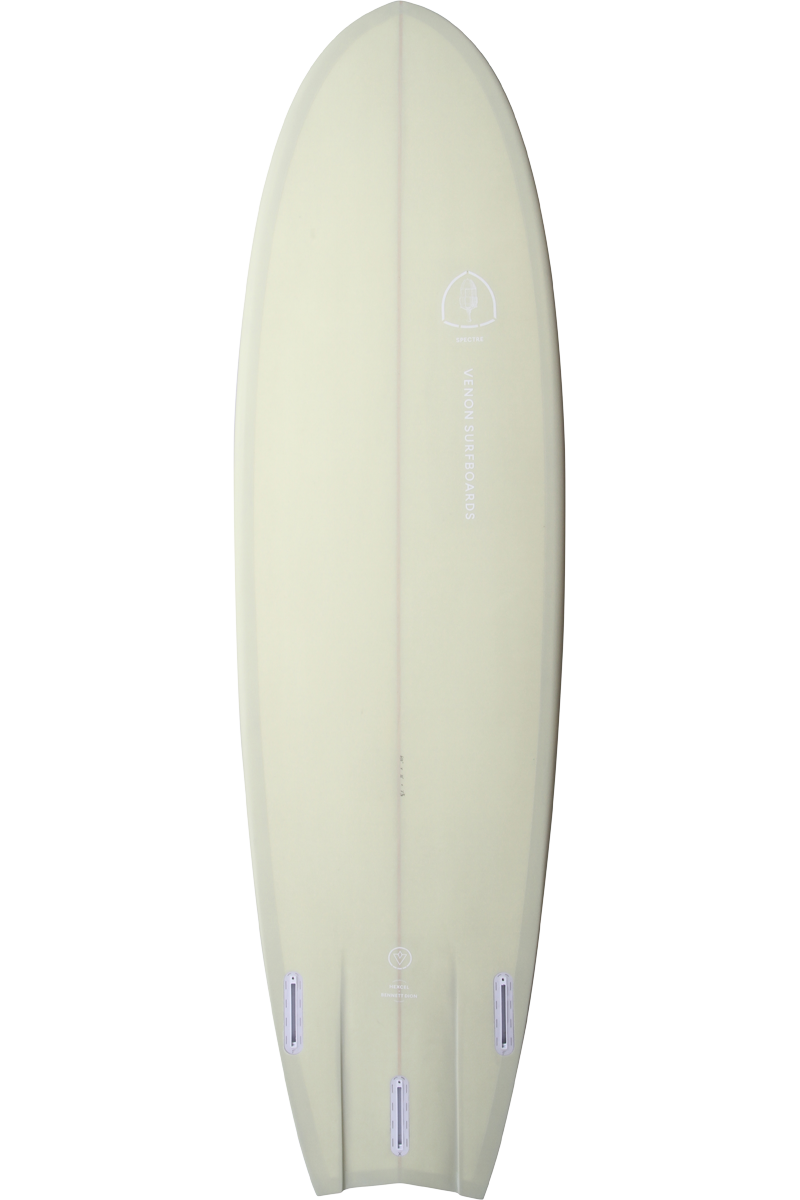 VENON Surfboards - Spectre - Hybrid Fish - Pastel Cream - Swallow Tail