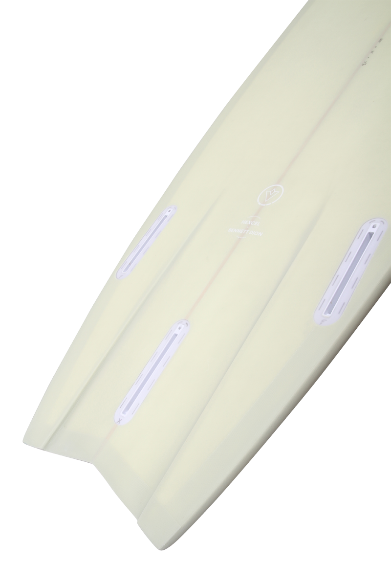 VENON Surfboards - Spectre - Hybrid Fish - Pastel Cream - Swallow Tail