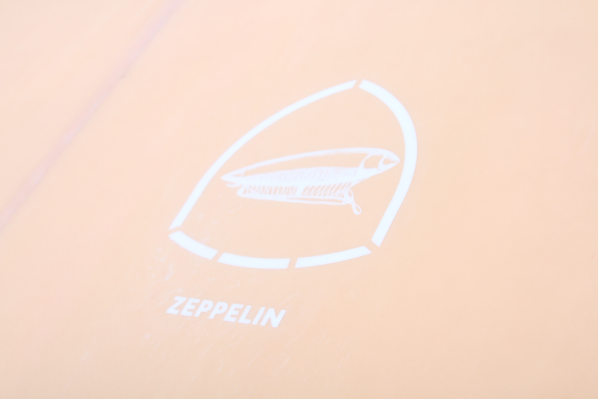 Zeppelin - Funboard - White Deck Pink