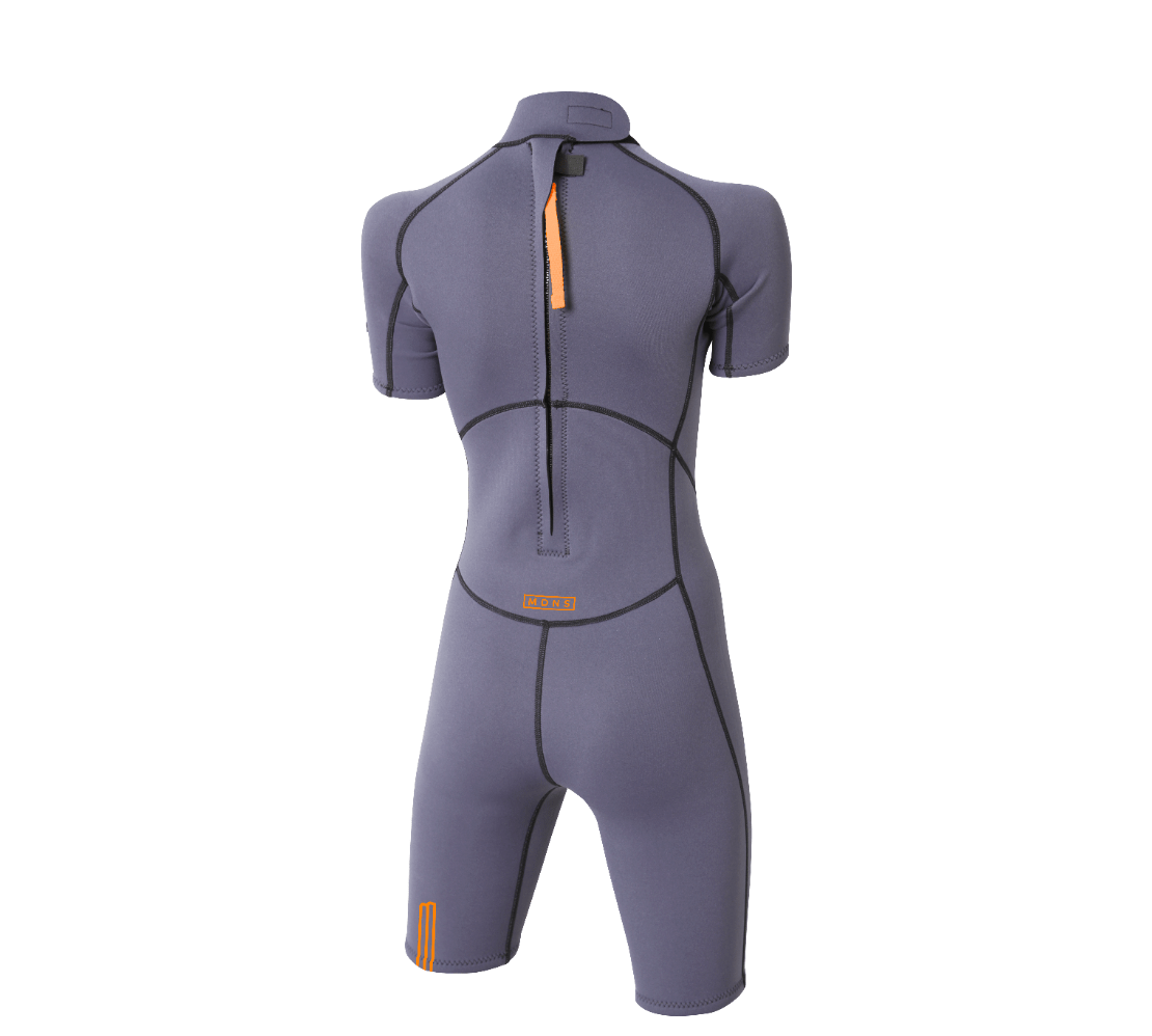 2/2 Shorty Stamiina Flatlock - Combinaison Surf Femme