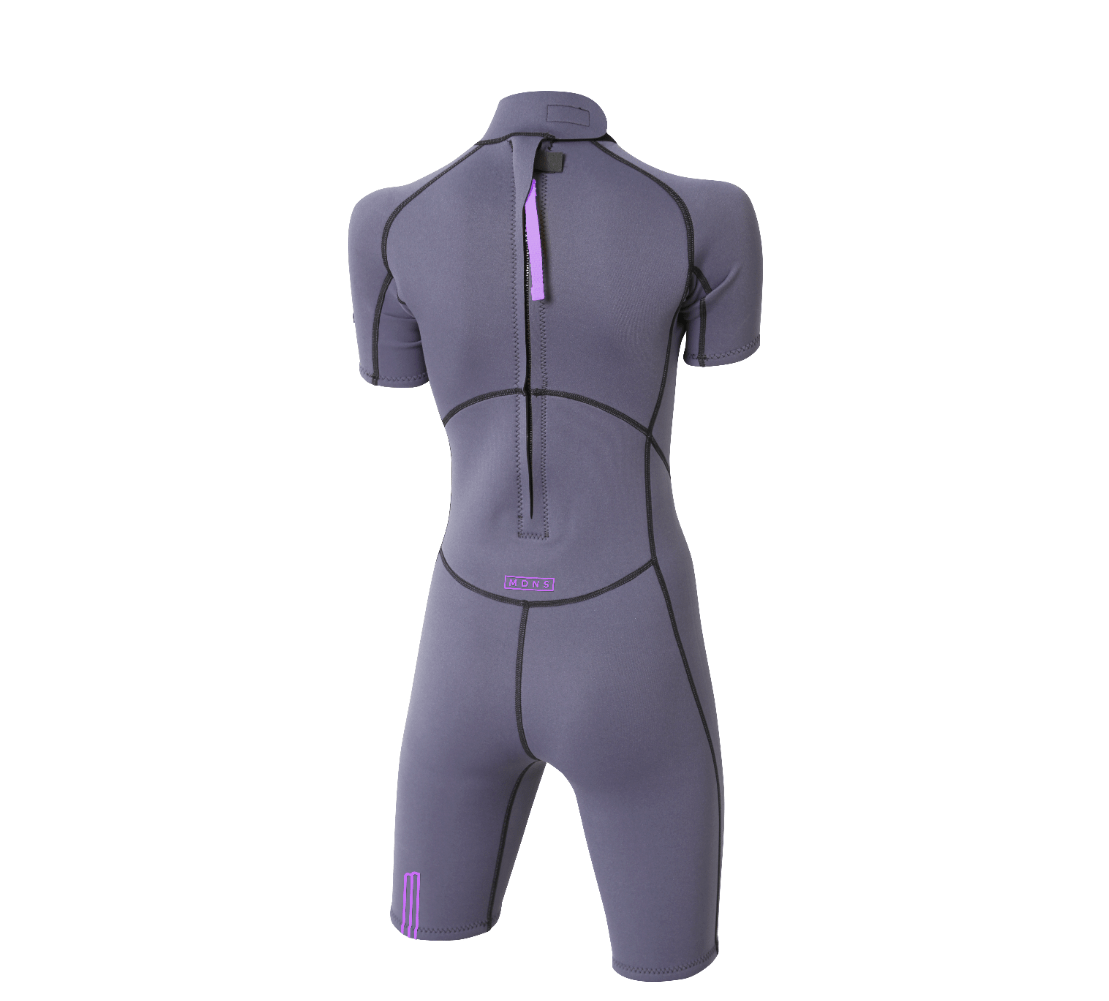 2/2 Shorty Stamiina Flatlock - Combinaison Surf Femme