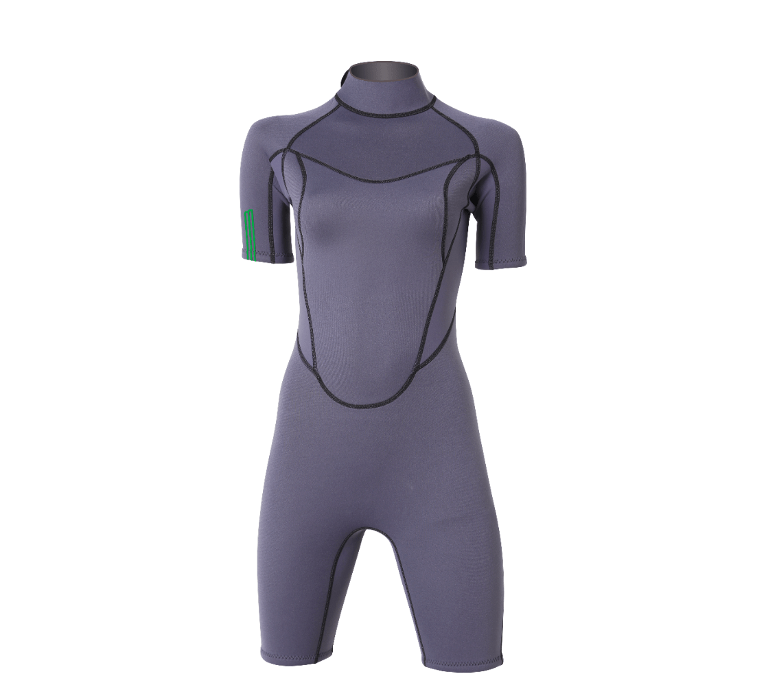 2/2 Shorty Stamiina Flatlock - Combinaison Surf Femme