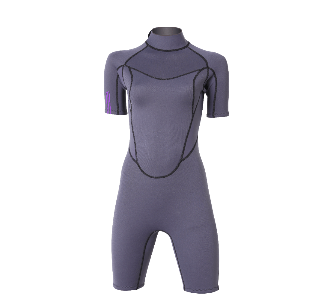 2/2 Shorty Stamiina Flatlock - Combinaison Surf Femme