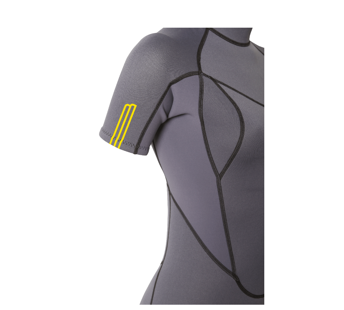 2/2 Shorty Stamiina Flatlock - Combinaison Surf Femme