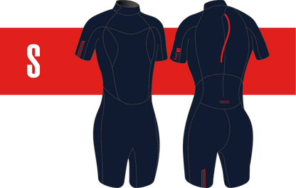 2/2 Shorty Stamiina Flatlock - Combinaison Surf Femme