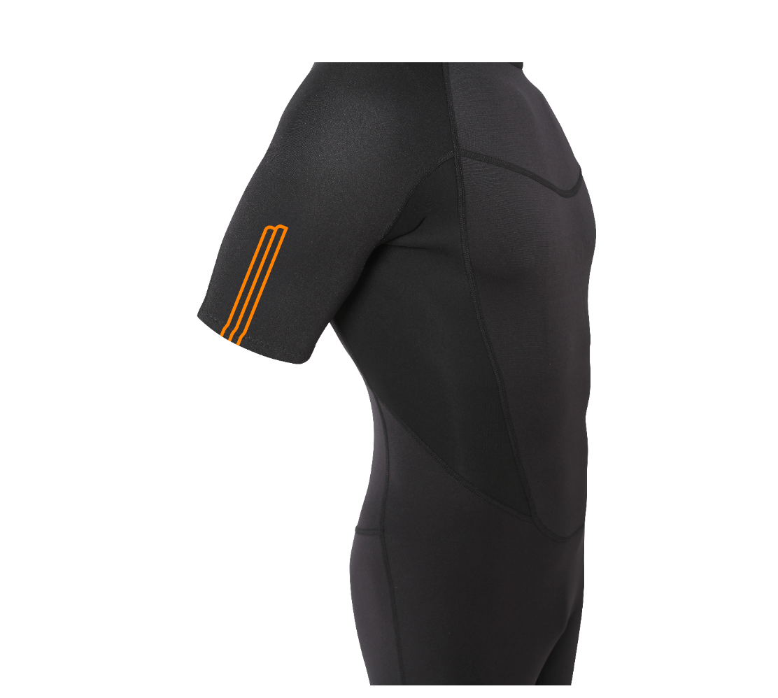 2/2 Shorty Stamiina Flatlock - Combinaison Surf Homme