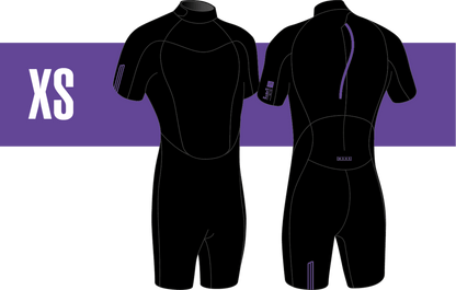 2/2 Shorty Stamiina Flatlock - Combinaison Surf Homme