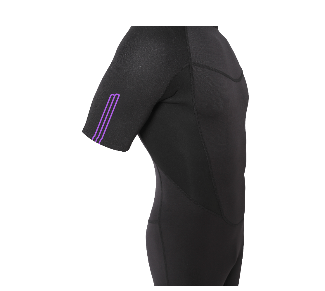 2/2 Shorty Stamiina Flatlock - Combinaison Surf Homme