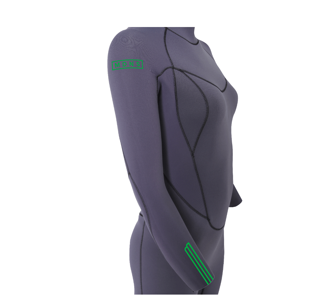 4/3 Stamiina GBS Backzip - Combinaison Surf Femme